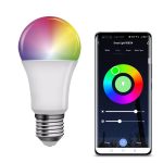 Bec inteligent LED LUXION Wi-Fi + Bluetooth, E27, 9W, RGBCW, Dimabil, Aplicatie - imagine 2