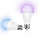 Bec Smart LED RGB, BlitzWolf BW-LT21, 10 W, Bulb, 900 LM, 3000K, E27, Comanda vocala - imagine 2