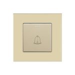 Buton de Sonerie Mecanic LUXION cu Rama din Sticla - imagine 2