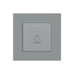 Buton de Sonerie Mecanic LUXION cu Rama din Sticla - imagine 2