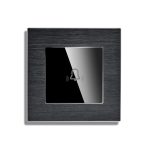 Buton Sonerie cu Touch, cu Revenire, din Sticla si Rama de Aluminiu LUXION - imagine 2