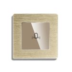 Buton Sonerie cu Touch, cu Revenire, din Sticla si Rama de Aluminiu LUXION - imagine 2