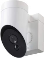 Camera de supraveghere de exterior Somfy, Wifi, 1080p Full HD, Sirena 110 dB, Posibila conexiune la corpul de iluminat existent - Alb - imagine 3