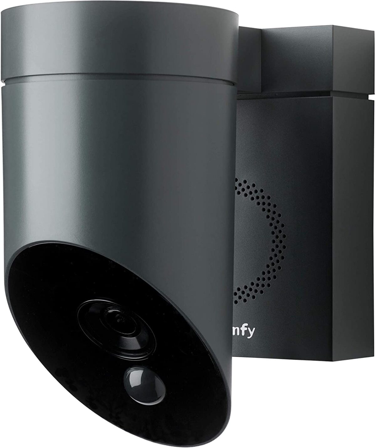 Camera de supraveghere de exterior Somfy, Wifi, 1080p Full HD, Sirena 110 dB, Posibila conexiune la corpul de iluminat existent - Gri - imagine 2
