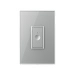 Intrerupator Simplu Cap Scara / Cruce cu Touch Livolo cu Rama Din Sticla 1M - Serie Noua - imagine 2