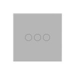 Intrerupator Triplu Wi-Fi + RF433 cu Touch din Sticla LUXION - imagine 2