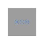 Intrerupator Rulouri cu Touch din Sticla LUXION, Protocol Zigbee Tuya - imagine 2