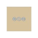 Intrerupator Rulouri cu Touch din Sticla LUXION, Protocol Zigbee Tuya - imagine 2