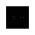 Intrerupator Dublu Wi-Fi + RF433 cu Touch din Sticla LUXION - imagine 2