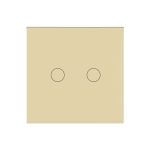 Intrerupator Dublu Wi-Fi + RF433 cu Touch din Sticla LUXION - imagine 2