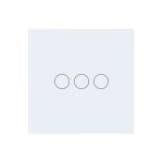 Intrerupator Triplu Wi-Fi + RF433 cu Touch din Sticla LUXION - imagine 2
