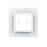 Intrerupator Dublu Wi-Fi cu Touch LIVOLO cu Rama din Sticla - Serie Noua - imagine 2