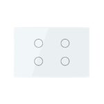 Intrerupator cvadruplu cu touch Livolo din sticla - standard italian - imagine 2