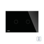 Intrerupator cu touch pentru draperie Livolo din sticla, Standard italian - imagine 2