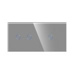 Intrerupator Dublu + Simplu cu Touch din Sticla LUXION - imagine 2