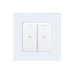 Intrerupator Jaluzele Mecanic LUXION cu Rama din Sticla - imagine 2