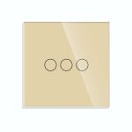 Intrerupator Triplu cu Touch din Sticla LUXION, protocol ZigBee - imagine 2