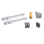 Kit automatizare poarta batanta Somfy SGS Essential, Include lampa de semnalizare, motor, fotocelule si telecomenzi - resigilat - imagine 2