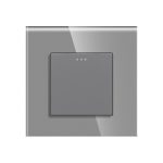 Intrerupator Simplu Cap Scara Mecanic LUXION cu Rama din Sticla - imagine 2