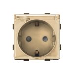 Modul Priza Simpla cu Capac Fara Rama Din Sticla LUXION - imagine 2