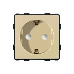 Modul Priza Simpla Fara Rama Din Sticla LUXION - imagine 2