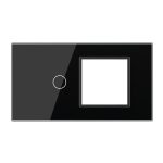 Panou Intrerupator Simplu cu Priza LIVOLO din Sticla, Standard Italian - 4M - imagine 2