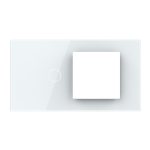 Panou Intrerupator Simplu cu Priza LIVOLO din Sticla, Standard Italian - 4M - imagine 2