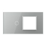 Panou Intrerupator Simplu cu Priza LIVOLO din Sticla, Standard Italian - 4M - imagine 2