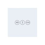 Panou Intrerupator Draperii cu Touch Din Sticla LUXION - imagine 2