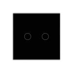 Panou Intrerupator Dublu cu Touch Din Sticla LUXION - imagine 2