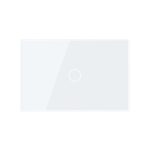 Panou intrerupator simplu cu touch Livolo din sticla, standard Italian - Serie noua - imagine 2