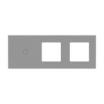 Panou Intrerupator Simplu cu Touch si 2 Prize Din Sticla LUXION - imagine 2