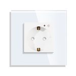 Priza Inteligenta cu Protocol Zigbee si Monitorizare Consum cu Rama Din Sticla LUXION - imagine 2