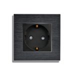 Priza Simpla LUXION cu rama din aluminiu - imagine 2