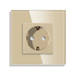 Priza Simpla LUXION cu Rama din Sticla - imagine 2