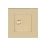 Priza Telefon + Blank cu Rama din Sticla LUXION - imagine 2