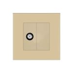 Priza TV Satelit cu Rama din Sticla LUXION - imagine 2