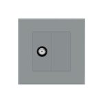 Priza TV Satelit cu Rama din Sticla LUXION - imagine 2