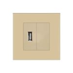 Priza USB + Blank cu Rama din Sticla LUXION - imagine 2