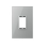 Rama din sticla Livolo standard Italian 1 modul - Serie noua - imagine 2