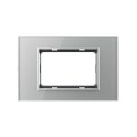 Rama din sticla Livolo standard Italian 3 module - Serie noua - imagine 2