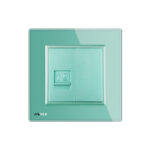 Priza internet Livolo cu rama din sticla - imagine 2