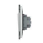 Intrerupator Simplu Mecanic si Cap Scara , 2 Module LIVOLO cu Rama din Sticla - Serie Noua - imagine 3