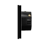 Intrerupator Dublu Cap Scara / Cruce cu Touch din Sticla si Rama de Aluminiu LUXION, Serie A - imagine 3