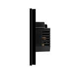 Intrerupator Triplu Wi-Fi cu Touch din Sticla si Rama de Aluminiu LUXION - imagine 3