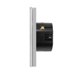 Intrerupator Cvadruplu Wi-Fi + RF433 cu Touch din Sticla LUXION - imagine 3