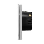 Intrerupator Simplu Cap Scara / Cruce RF433 cu Touch din Sticla LUXION - imagine 3