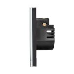 Intrerupator Simplu cu Variator cu Touch din Sticla LUXION, protocol Zigbee - imagine 3