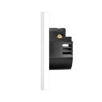 Intrerupator Simplu cu Variator cu Touch din Sticla si Rama de Aluminiu LUXION, protocol Zigbee - imagine 3