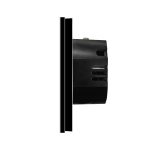 Intrerupator Triplu cu Touch din Sticla si Rama de Aluminiu LUXION, RF433 - imagine 3